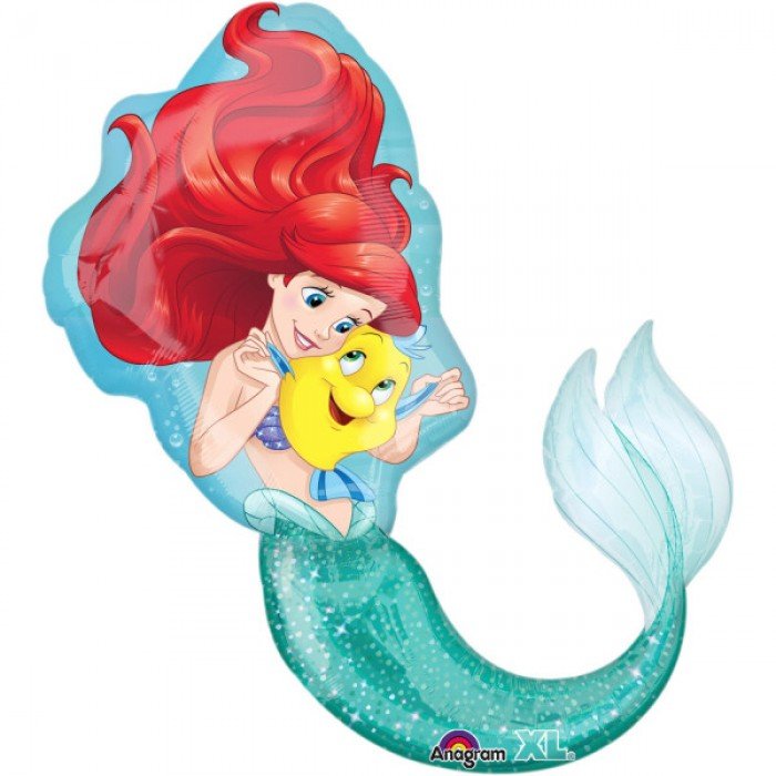 Disney Hercegnők Ariel fólia lufi 86 cm