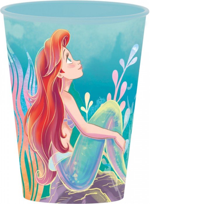 Disney Hercegnők Ariel pohár, műanyag 260 ml