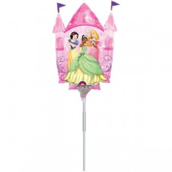 Disney Hercegnők Castle fólia lufi 33 cm