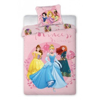 Disney Hercegnők Friends ágyneműhuzat  140×200cm, 70×90 cm