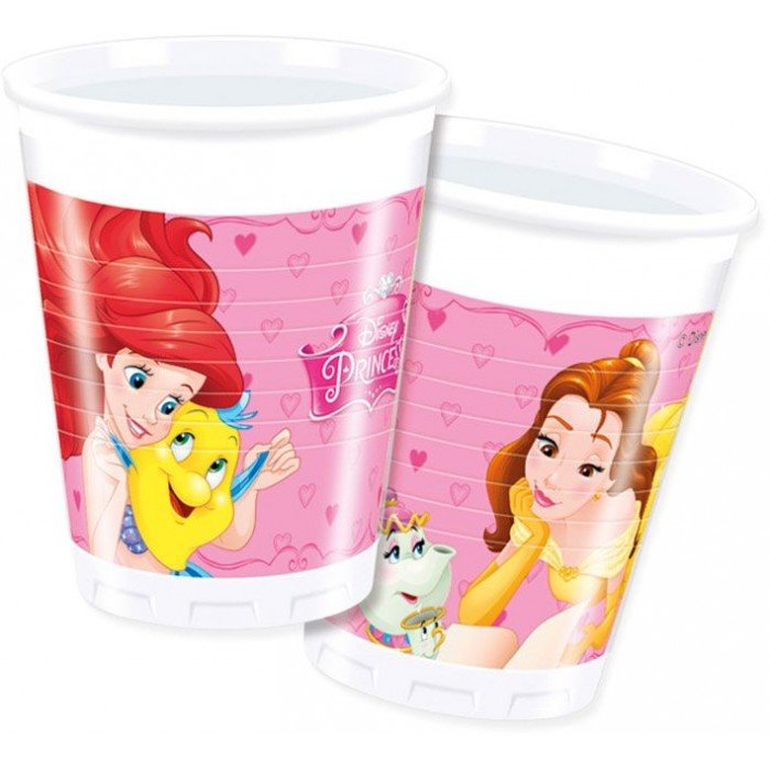 Disney Princess Live Your Story, Hercegnők műanyag pohár 8 db-os 200 ml