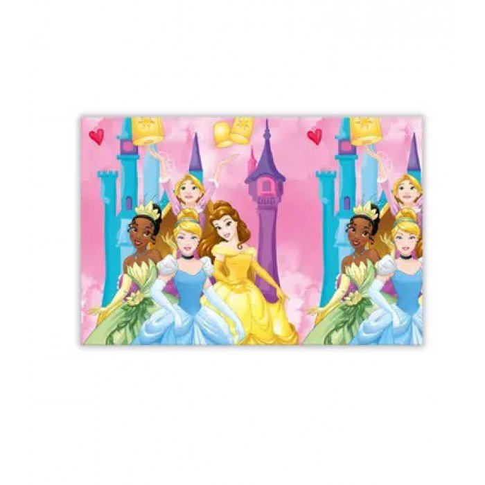 Disney Princess Live your Story, Hercegnők papír asztalterítő 120x180 cm FSC