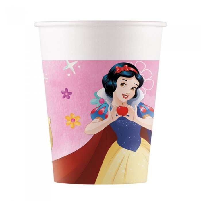 Disney Princess Live your Story, Hercegnők papír pohár 8 db-os 200 ml FSC