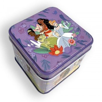 Disney Hercegnők Purple mini fém doboz 7,5 cm Disney Hercegnők Purple mini fém doboz 7,5 cm