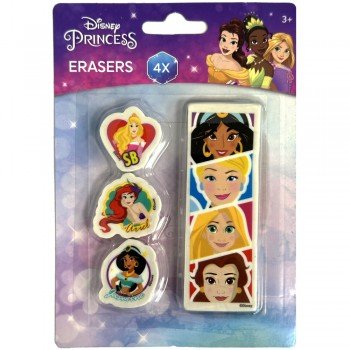 Disney Hercegnők Royal forma radír szett 4 db-os Disney Hercegnők Royal forma radír szett 4 db-os