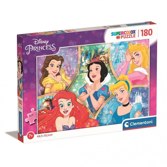 Disney Hercegnők Their Own Kingdoms 180 db-os puzzle Clementoni