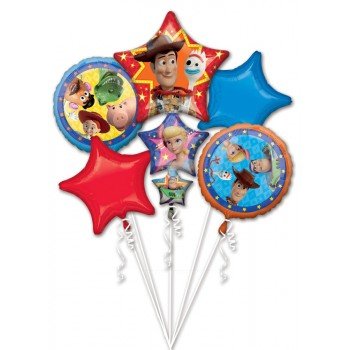 Disney Játékháború fólia lufi 5 db-os szett Disney Játékháború fólia lufi 5 db-os szett