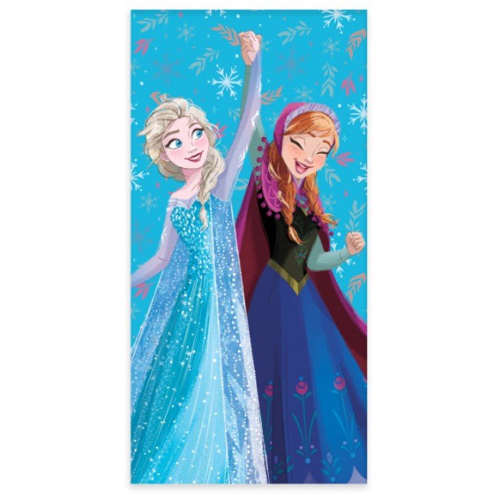 Disney Jégvarázs Cheerfulness fürdőlepedő, strand törölköző 60x120cm