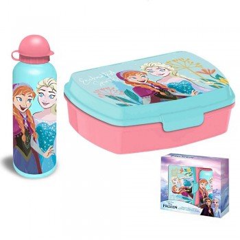 Disney Jégvarázs Spirit szendvicsdoboz + alumínium kulacs szett Disney Jégvarázs Spirit szendvicsdoboz + alumínium kulacs szett