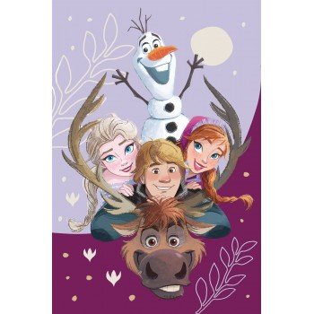 Disney Jégvarázs Family mikroflanel takaró 100x150cm Disney Jégvarázs Family mikroflanel takaró 100x150cm