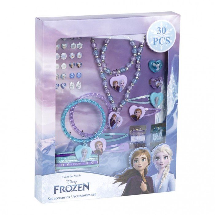 Disney Jégvarázs Glam ékszer és hajkiegészítő szett 30 db-os Disney Jégvarázs Glam ékszer és hajkiegészítő szett 30 db-os