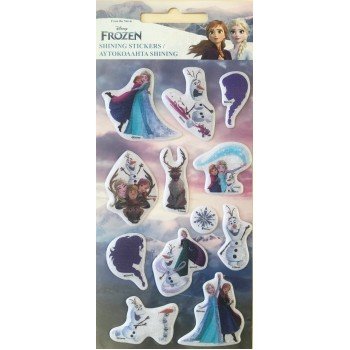 Disney Jégvarázs csillogó pufi szivacs matrica szett