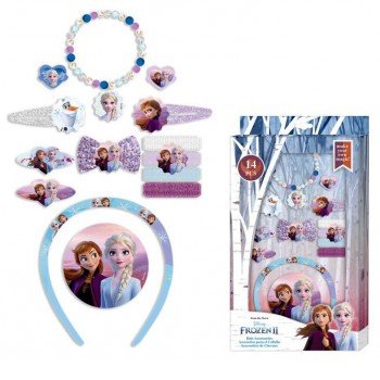 Disney Jégvarázs haj kiegészítő szett 14 db-os Disney Jégvarázs haj kiegészítő szett 14 db-os