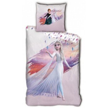 Disney Jégvarázs Magic Crystals ágyneműhuzat 140×200cm, 63×63 cm microfibre Disney Jégvarázs Magic Crystals ágyneműhuzat 140×200cm, 63×63 cm microfibre