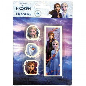 Disney Jégvarázs Mesmerizing Winter forma radír szett 4 db-os Disney Jégvarázs Mesmerizing Winter forma radír szett 4 db-os