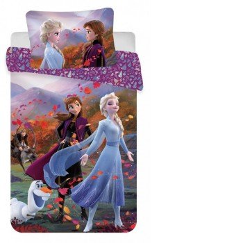 Disney Jégvarázs Mountains gyerek ágyneműhuzat 100×135 cm, 40×60 cm Disney Jégvarázs Mountains gyerek ágyneműhuzat 100×135 cm, 40×60 cm