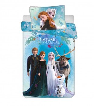 Disney Jégvarázs Nature is Magical gyerek ágyneműhuzat 100×135 cm, 40×60 cm Disney Jégvarázs Nature is Magical gyerek ágyneműhuzat 100×135 cm, 40×60 cm