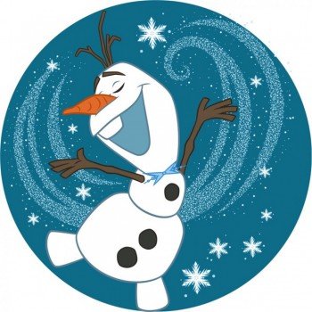 Disney Jégvarázs Olaf formapárna, díszpárna 31x31 cm Disney Jégvarázs Olaf formapárna, díszpárna 31x31 cm