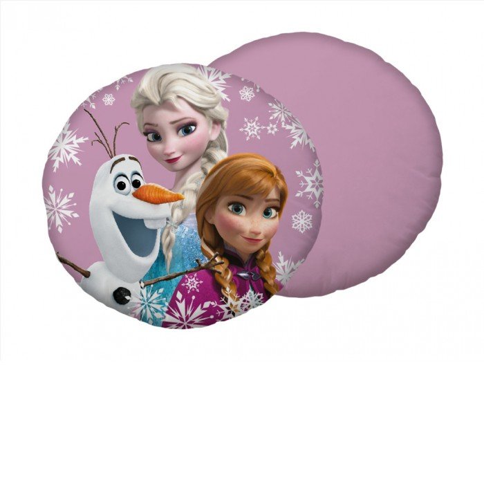 Disney Jégvarázs Pink formapárna, díszpárna 35 cm