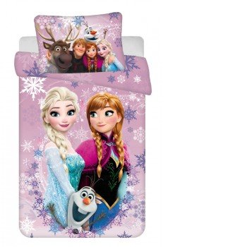 Disney Jégvarázs Purple Magic gyerek ágyneműhuzat 100×135 cm, 40×60 cm Disney Jégvarázs Purple Magic gyerek ágyneműhuzat 100×135 cm, 40×60 cm