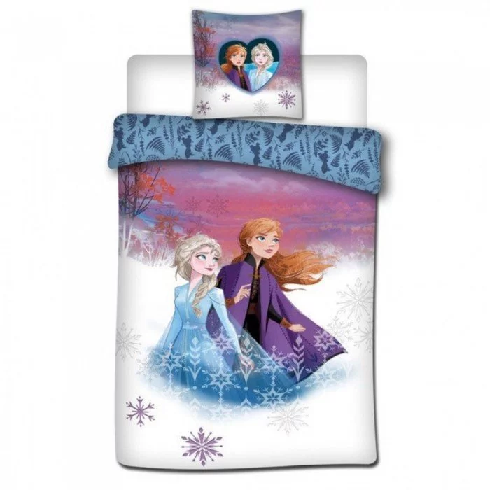 Disney Jégvarázs Pink Sunset ágyneműhuzat 140×200cm, 63×63 cm microfibre Disney Jégvarázs Pink Sunset ágyneműhuzat 140×200cm, 63×63 cm microfibre