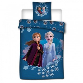Disney Jégvarázs Snowy Bond ágyneműhuzat 140×200cm, 63×63 cm microfibre Disney Jégvarázs Snowy Bond ágyneműhuzat 140×200cm, 63×63 cm microfibre