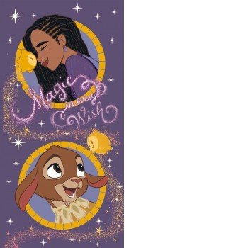 Disney Wish, Kívánság Magic fürdőlepedő, strand törölköző 70x140cm Disney Wish, Kívánság Magic fürdőlepedő, strand törölköző 70x140cm