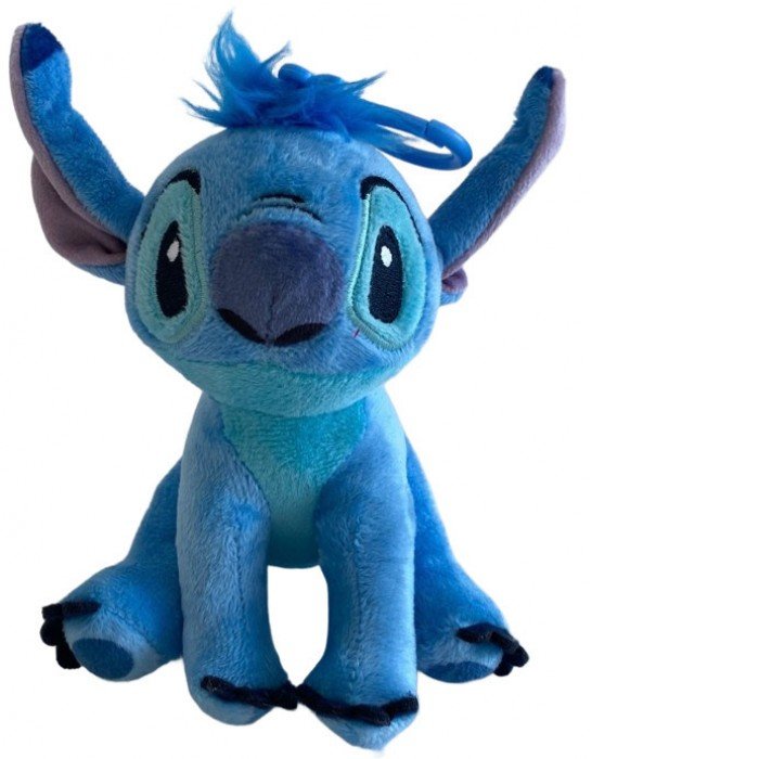 Disney Lilo és Stitch, A csillagkutya 3D plüss figura akasztóval 14 cm