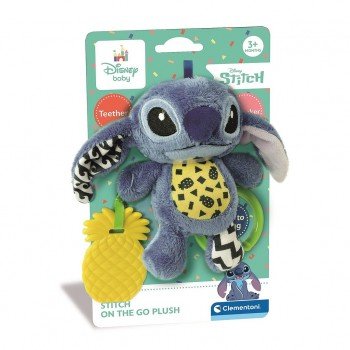 Disney Lilo és Stitch, A csillagkutya Ananas plüss figura és rágóka Clementoni Disney Lilo és Stitch, A csillagkutya Ananas plüss figura és rágóka Clementoni