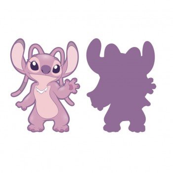 Disney Lilo és Stitch, A csillagkutya Angel formapárna, díszpárna 35x29 cm Velúr Disney Lilo és Stitch, A csillagkutya Angel formapárna, díszpárna 35x29 cm Velúr