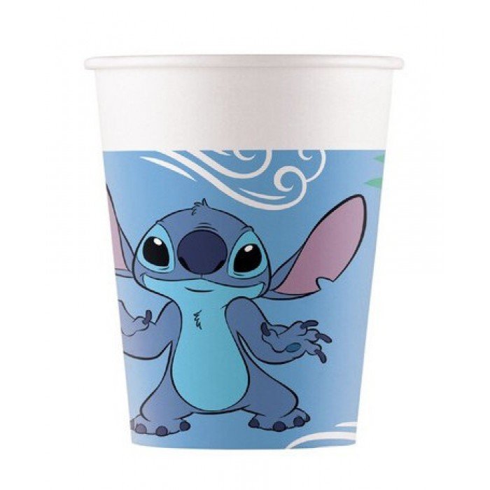 Disney Lilo és Stitch, A csillagkutya Angel papír pohár 8 db-os 200 ml FSC