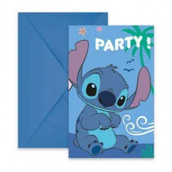 Disney Lilo és Stitch, A csillagkutya Angel party meghívó 6 db-os FSC Disney Lilo és Stitch, A csillagkutya Angel party meghívó 6 db-os FSC
