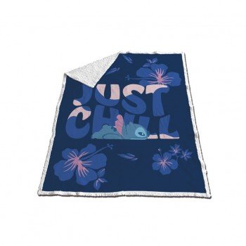 Disney Lilo és Stitch, A csillagkutya Blue Chill sherpa takaró 130x170cm Disney Lilo és Stitch, A csillagkutya Blue Chill sherpa takaró 130x170cm