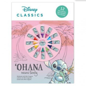 Disney Lilo és Stitch, A csillagkutya Cheeky füzet + mini zsírkréta szett Disney Lilo és Stitch, A csillagkutya Cheeky füzet + mini zsírkréta szett