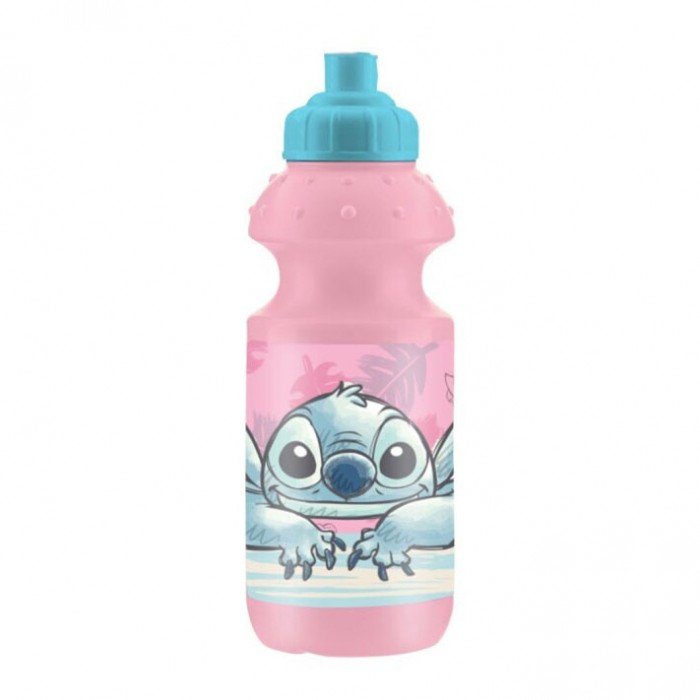 Disney Lilo és Stitch, A csillagkutya Cheeky műanyag kulacs, sportpalack 350 ml