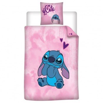 Disney Lilo és Stitch, A csillagkutya Cute ágyneműhuzat 140×200cm, 65×65 cm Disney Lilo és Stitch, A csillagkutya Cute ágyneműhuzat 140×200cm, 65×65 cm