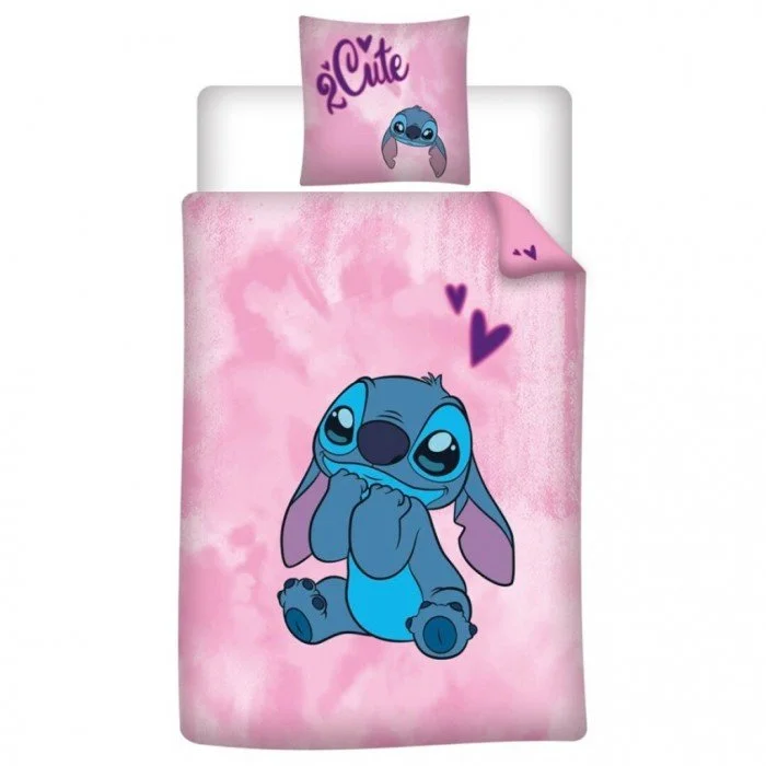 Disney Lilo és Stitch, A csillagkutya Cute ágyneműhuzat 140×200cm, 65×65 cm Disney Lilo és Stitch, A csillagkutya Cute ágyneműhuzat 140×200cm, 65×65 cm