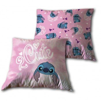 Disney Lilo és Stitch, A csillagkutya Cute párna, díszpárna 40x40 cm Velúr Disney Lilo és Stitch, A csillagkutya Cute párna, díszpárna 40x40 cm Velúr