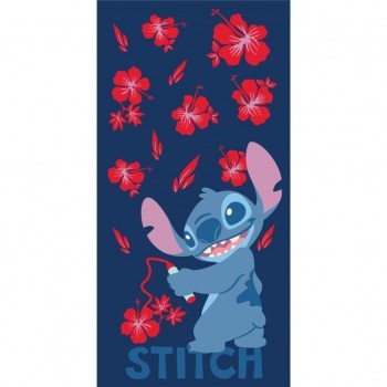 Disney Lilo és Stitch, A csillagkutya Flower Doodles fürdőlepedő, strand törölköző 70x140cm Disney Lilo és Stitch, A csillagkutya Flower Doodles fürdőlepedő, strand törölköző 70x140cm