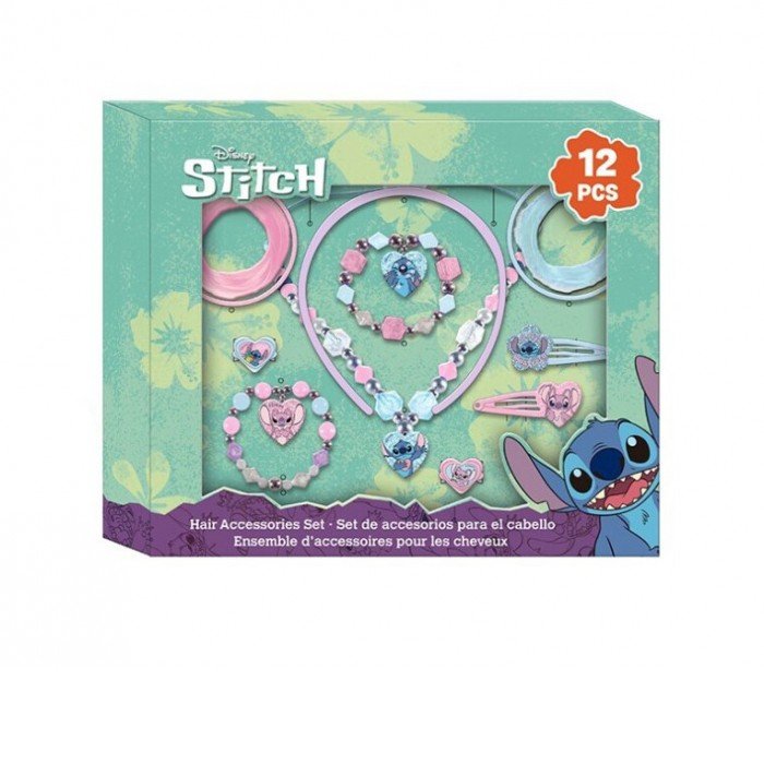 Disney Lilo és Stitch, A csillagkutya hajkiegészítő szett 12 db-os