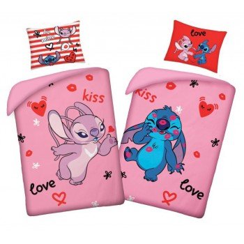Disney Lilo és Stitch, A csillagkutya Kiss ágyneműhuzat 140×200cm, 70×90 cm Disney Lilo és Stitch, A csillagkutya Kiss ágyneműhuzat 140×200cm, 70×90 cm