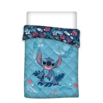 Disney Lilo és Stitch, A csillagkutya Leaf steppelt ágytakaró, paplan 140x200cm Disney Lilo és Stitch, A csillagkutya Leaf steppelt ágytakaró, paplan 140x200cm