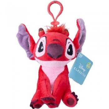 Disney Lilo és Stitch, A csillagkutya Leroy 3D plüss figura akasztóval 14 cm Disney Lilo és Stitch, A csillagkutya Leroy 3D plüss figura akasztóval 14 cm