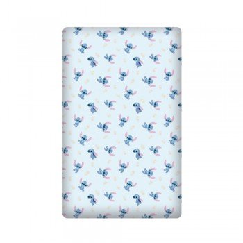 Disney Lilo és Stitch, A csillagkutya Light Blue gumis lepedő 90x200 cm Disney Lilo és Stitch, A csillagkutya Light Blue gumis lepedő 90x200 cm