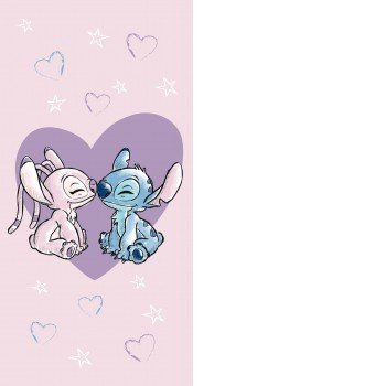 Disney Lilo és Stitch, A csillagkutya Love fürdőlepedő, strand törölköző 70x140cm Disney Lilo és Stitch, A csillagkutya Love fürdőlepedő, strand törölköző 70x140cm
