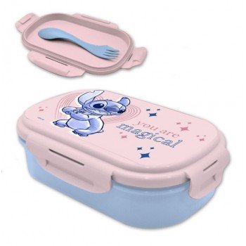 Disney Lilo és Stitch, A csillagkutya szendvicsdoboz + evőeszköz szett Disney Lilo és Stitch, A csillagkutya szendvicsdoboz + evőeszköz szett