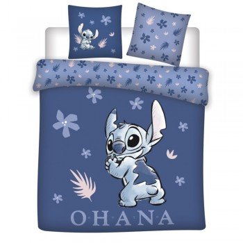 Disney Lilo és Stitch, A csillagkutya Ohana dupla, kétszemélyes ágyneműhuzat 240×220cm, 65x65 cm Disney Lilo és Stitch, A csillagkutya Ohana dupla, kétszemélyes ágyneműhuzat 240×220cm, 65x65 cm