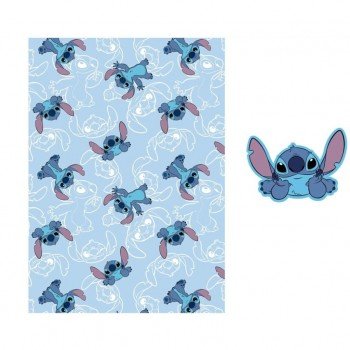 Disney Lilo és Stitch, A csillagkutya On The Belly polár takaró és forma párna szett Disney Lilo és Stitch, A csillagkutya On The Belly polár takaró és forma párna szett