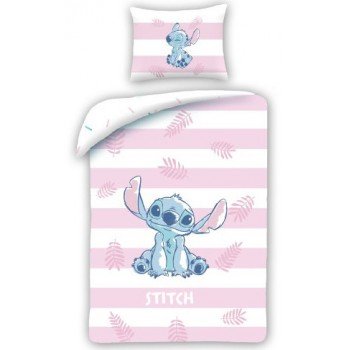 Disney Lilo és Stitch, A csillagkutya Pink ágyneműhuzat 140×200cm, 70×90 cm Disney Lilo és Stitch, A csillagkutya Pink ágyneműhuzat 140×200cm, 70×90 cm
