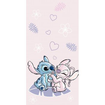 Disney Lilo és Stitch, A csillagkutya Pink fürdőlepedő, strand törölköző 70x140cm Disney Lilo és Stitch, A csillagkutya Pink fürdőlepedő, strand törölköző 70x140cm